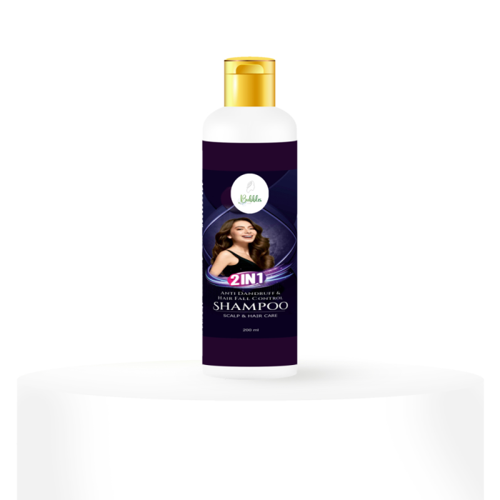 100ml 2in1 Anti Dandruff & Hair Fall Control Shampoo (Sulphate Free)