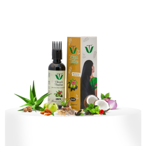 Black premature grey hair oil