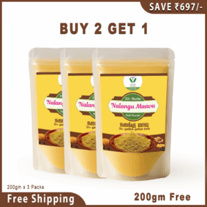 Buy 2 Get 1 FREE Nalangumavu Bath Powder 200gm (20 + Herbs)